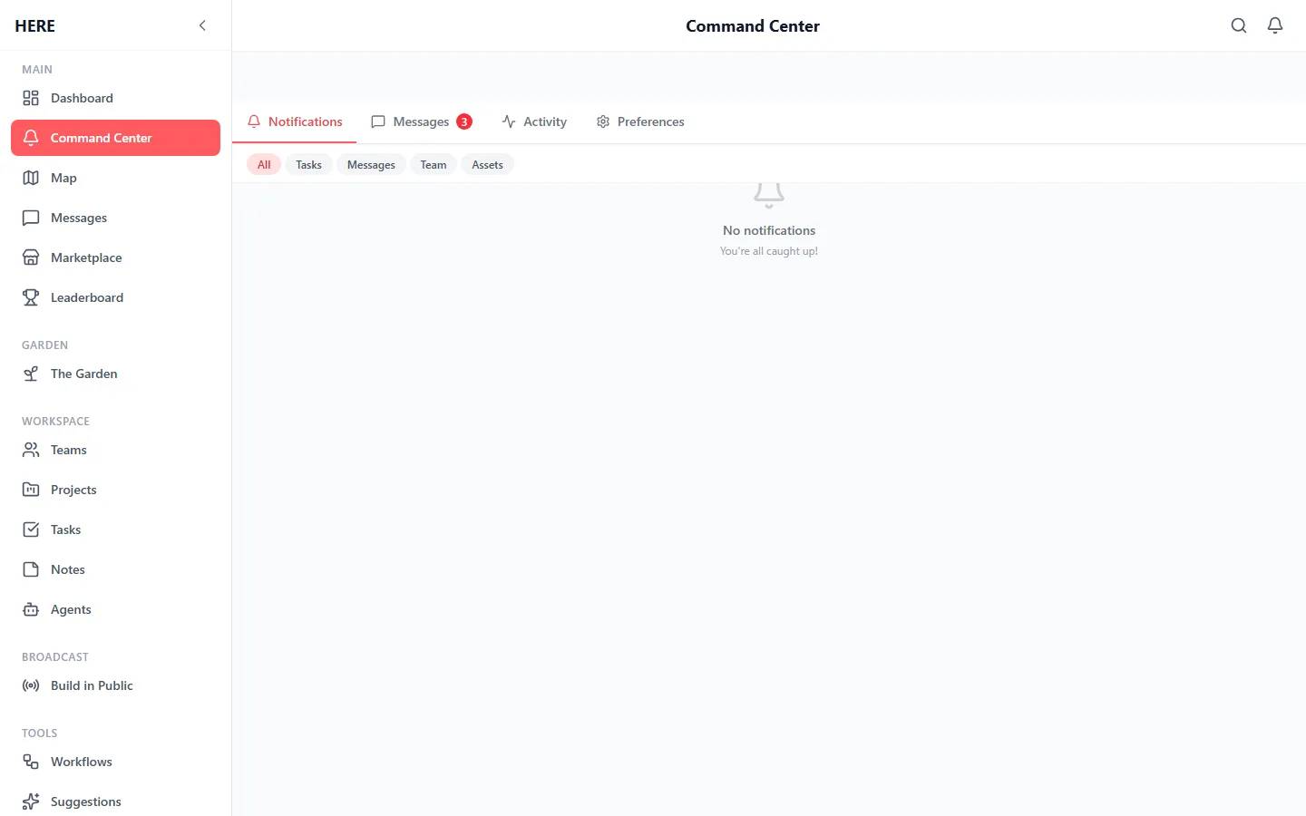 HERE screenshot